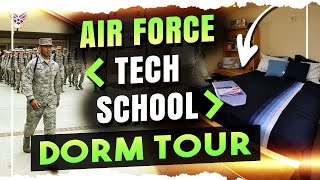 Air Force Tech School DORM TOUR Pensacola NAS [upl. by Roselani]