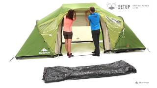 Como montar a barraca Arpenaz Family 42 Quechua  Exclusividade Decathlon [upl. by Sirkin696]