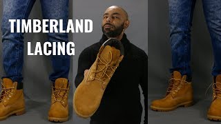 How To Lace Timberland Boots [upl. by Enelrae]