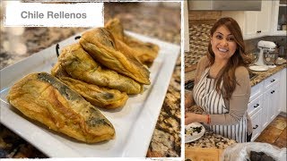 Chile Rellenos Recipe  Authentic Mexican Food  How To Make Fluffy Egg Whites  Jenny Martinez [upl. by Skolnik440]