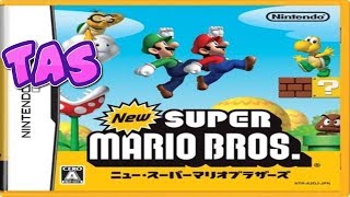 コメ付き New スーパーマリオブラザーズ マリオブラザーズDS TASさんが高速化チートを使ったようです 【TAS】 [upl. by Waldack]