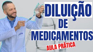 Diluição de medicamento  aula prática [upl. by Herschel96]