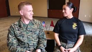 Ask A Marine Gunnery Sergeant Sara Pacheco Force Fitness Instructor [upl. by Oicnanev]