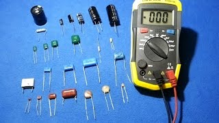 How to test a capacitor  how to test smd capacitors with a multimeter [upl. by Odlonyer]