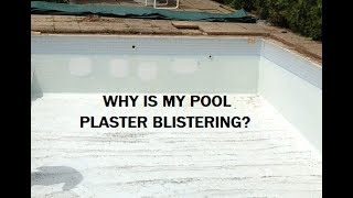 Pool plaster blistering [upl. by Pamela717]