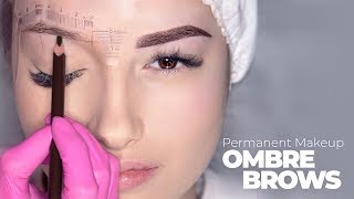 Ombre Brows TUTORIAL 2 [upl. by Bowden]