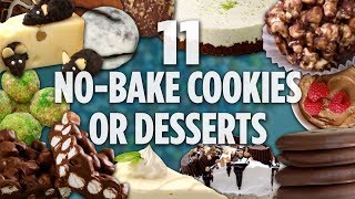 11 Easy No Bake Cookies amp Desserts  Dessert Recipes  Allrecipescom [upl. by Annavoj824]