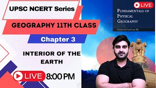 NCERT Geography  Class 11 Chapter 3  Interior of Earth  Sumit Rathi [upl. by Lieno]