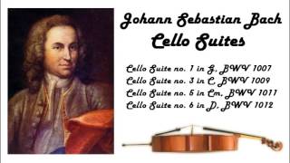 Johann Sebastian Bach  Cello suites in 432 Hz great for reading or studying [upl. by Leverett866]