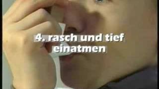 Inhalation mit dem Easyhaler [upl. by Nahamas]