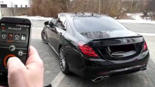 MercedesBenz S350d W222  V222  aktywny układ wydechowy MAXHAUST i bodykit CARLSSON [upl. by Bohman]