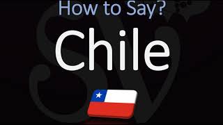 How to Pronounce Chile CORRECTLY [upl. by Yrrep240]