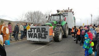 Faschingszug Himmelstadt mit 58 Wagen und Fußgruppen der schönste längste Faschingzug in der Region [upl. by Dosh]