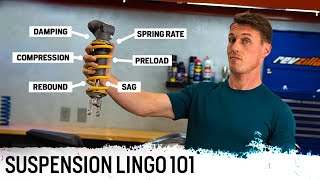 Motorcycle Suspension Terminology Explained  The Shop Manual [upl. by Elkcim]