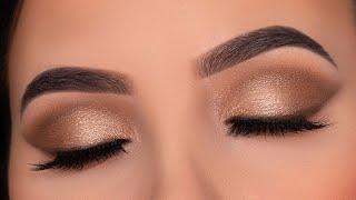 4 PALETTE Soft Everyday Eye Makeup Tutorial  Drugstore Makeup [upl. by Aldric]