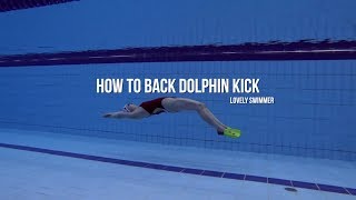 CCENG 이현진 수영  백돌핀킥 하는방법  how to back dolphinkick [upl. by Guendolen]