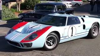 The Ken Miles GT40 rollin out of Riverside Cars amp Coffee Dec 2019 meet [upl. by Booze]