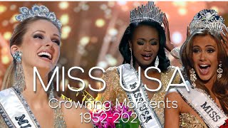 Miss USA Crowning Moments 19522020 [upl. by Lyndy]