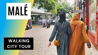 Malé Maldives CITY TOUR ✅ Walk around the Capital of Maldives  Explore Male in HD [upl. by Teena439]