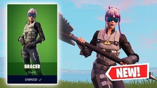 NEW BRACER SKIN Gameplay in Fortnite [upl. by Alimac6]