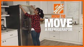 How to Move a Refrigerator  Kitchen Appliances  The Home Depot [upl. by Parcel]