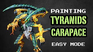 Painting Tyranids Easy Awesome Chitin [upl. by Asille]