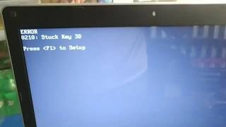 How to solve Error code 0210 Stuck key 3D [upl. by Izabel]