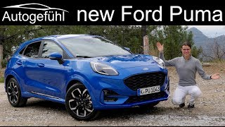 allnew Ford Puma FULL REVIEW Titanium X vs STLine X comparison 2020 SUV Crossover [upl. by Icyak]