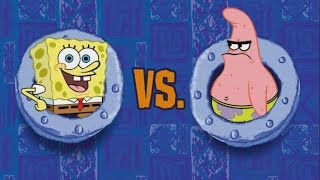 SpongeBob SquarePants Typing Tournament Round 1 SpongeBob vs Patrick [upl. by Marquita]