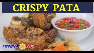 Panlasang Pinoy How to Cook Crispy Pata Slices [upl. by Kotz]