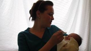 Alternate feeding methods for a newborn baby  How To [upl. by Anua]