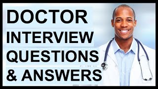 DOCTOR Interview Questions And Answers How to PASS a Junior Doctor Interview [upl. by Aznofla633]