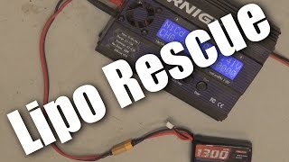 How to recharge a fully flat lipo lithium polymer battery [upl. by Greta]