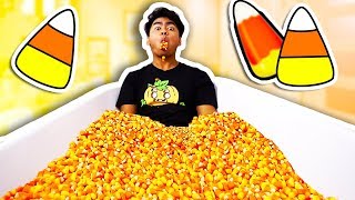 CANDY CORN BATH CHALLENGE [upl. by Allix124]