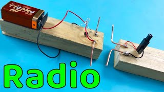 How to make the worlds easiest Radio  Do it yourself at home [upl. by Ellenaej]