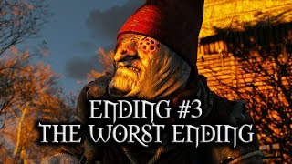 The Witcher 3 Wild Hunt  Ending 3  The worst ending [upl. by Nodgnal]