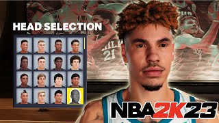 BEST LaMelo Ball Face Creation on NBA 2k23 [upl. by Lynn]