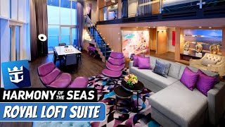 Harmony of the Seas  Royal Loft Suite Walkthrough Tour amp Review 4K  Royal Caribbean Cruise Line [upl. by Dahlstrom]