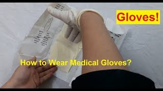 How to Wear Surgical Gloves [upl. by Peedsaj]