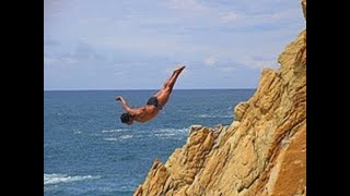 ACAPULCO MEXICO  THE CLIFF DIVERS OF LA QUEBRADA [upl. by Giliana334]