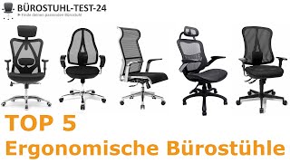 Beste ergonomische Bürostühle 2024 im Vergleich TOP 5 🥇  Gut und günstig von Bürostuhl Test 24 [upl. by Matthews]