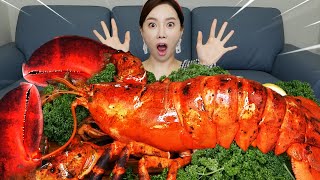 Mukbang ASMR 싱싱한🦞 대왕 랍스터 먹방 Gaint King Lobster Eatingshow realsound Ssoyoung [upl. by Searby]