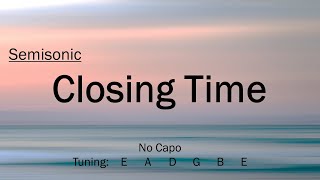 Closing Time  Semisonic  Chords and Lyrics [upl. by Gavrila]