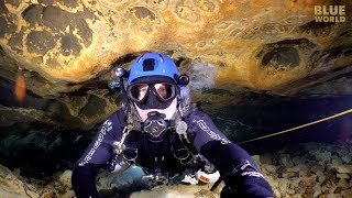 Ichetucknee Spring Cave Dive Can Jonathan fit through the restriction [upl. by Conlen]