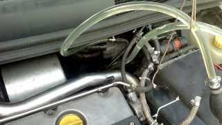 Diesel System Purge Opel Zafira 2L [upl. by Rains128]