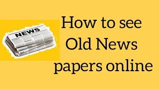 How to find old news papers online Eenadu news paper [upl. by Lapham]