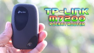 Tp Link Pocket Router M7200 Review Unboxing and Installation Guide [upl. by Geirk]