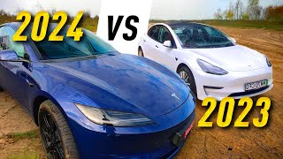 NEW 2024 Tesla Model 3 vs 2023  Is the upgrade worth it [upl. by Fonzie]