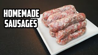 Homemade Sausages From Scratch  Cumberland Sausage Recipe [upl. by Marylin]