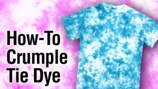 Tulip TieDye Crumple Technique How To [upl. by Yauqaj]